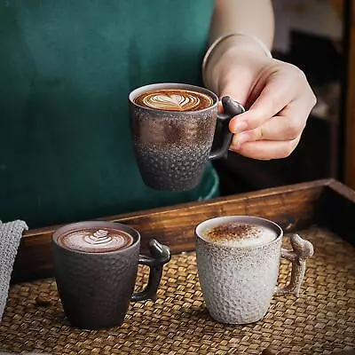 Buy Pottery Coffee Mugs 86ml Handmade Teacup Modern Espresso Cup Hot Chocolate Mug • 11.58£