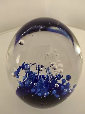 Buy Blue & Purple Glass Paperweight • 7£