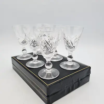 Buy 6 X Stuart Cut Crystal Glengarry Glasses Signed Small Port Wine Sherry 3  • 34.99£