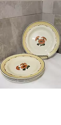Buy Vintage Royal Copenhagen Morgenfrue ~ 5 Lunch Plates • 48.22£