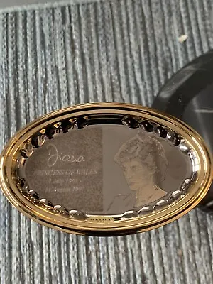 Buy Princess Diana Engraved Dish Super Rare Only 1 On Ebay And Google 24k Gold Rim • 33.61£