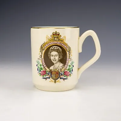 Buy Vintage Sadler Pottery - Queen Elizabeth II Silver Jubilee Commemorative Mug • 4.99£