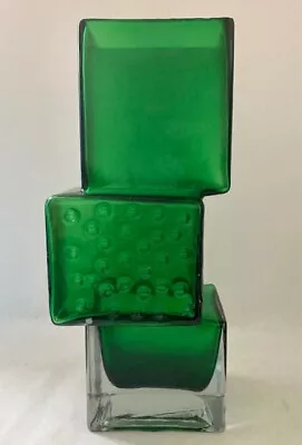 Buy GLASS VASES IN STYLE OF WHITEFRIARS DRUNKEN BRICKLAYER 13   (Please Read Fully) • 49.99£