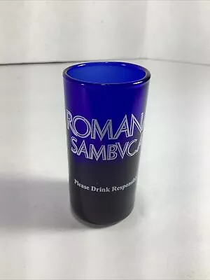 Buy Cobalt Blue “Romana Sambvca” Collectible Shot/Shooter Glass • 3.84£