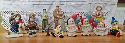 Buy 14 X Mixed Vintage Bisque Porcelain Miniatures Figures Cake Toppers Dolls House • 9.99£