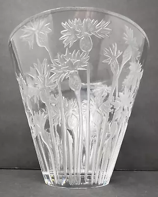 Buy Lalique Crystal Bluets Vase No. 909 RARE And Perfect • 1,416.37£