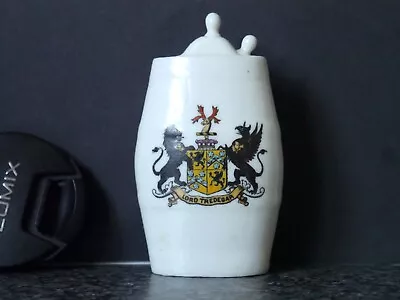 Buy  Waterloo Soldier's Water Bottle  Lord Tredegar Crest  Goss Crested China • 6.50£