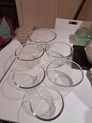 Buy 6 Pyrex Glass Bowls Assorted Sizes  • 18.99£