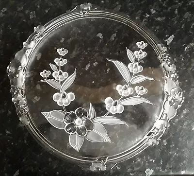 Buy Beautiful Maria Vintage Cut Glass Cake Plate. Walther Glas • 25£