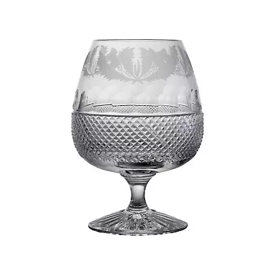 Buy EDINBURGH Crystal - THISTLE Cut - Brandy Glass / Glasses - 5 1/8  (2nd) • 75£