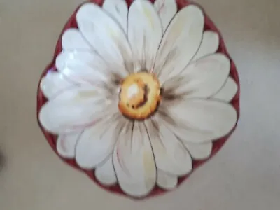 Buy Vintage Bassano Flower Decorative Bowl Pottery Made In Italy 17cms Diameter • 20£