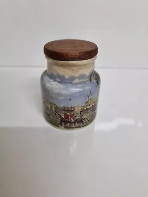 Buy Antique Pratt Ware Paste Scenic  Jar • 110£