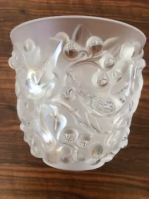 Buy Rare Lalique  Avallon  Vase Signed And With Label • 545£