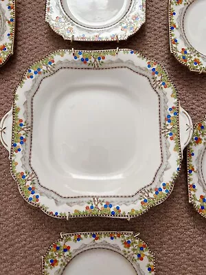 Buy Art Deco ,Ansley Afternoon Tea Plate Set Immaculate Condition • 24.95£