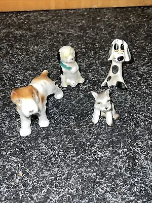 Buy 4 X Vintage Dog Porcelain / China Figures Ornaments • 9.99£