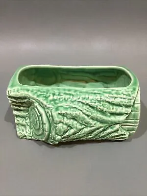 Buy Sylvac Pottery Log Vase Green Glaze  3280 • 11.95£