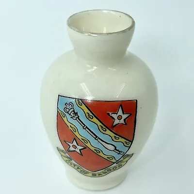 Buy Collectable Crested China Urn Vase With City Of Bangor Crest By Carlton China • 6.90£