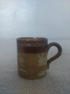 Buy Miniature Doulton Lambeth Harvest Mug, Salt Glazed Stoneware  4 Cm High • 14£