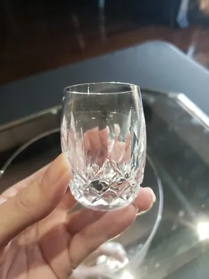 Buy (1) SHOT GLASS 2-3/8 , Crystal Waterford Lismore Cut Signed Plain Rounded Base • 38.47£