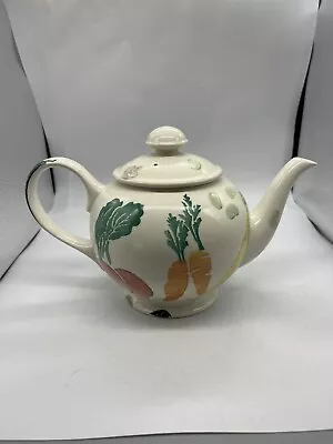 Buy Royal Winton KITCHEN GARDEN Tradition Hand Decorated Spongeware Teapot  • 4.99£