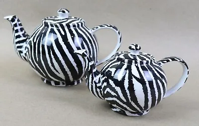 Buy Paul Cardew Large And Small Tea Pot Grevy's Zebra Equus Gravyi Made In Indonesia • 33.20£