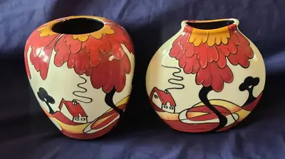 Buy Two Old Tupton Ware Vases DAWNgbgfb  - Hand Painted Jeanne McDougall • 50£