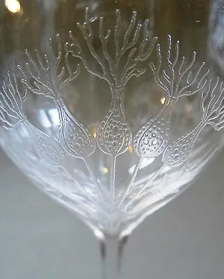 Buy Art Nouveau Rummer Crystal Glass Wine Thistle Düsseldorf Villeroy&boch Um 1900 • 103.10£