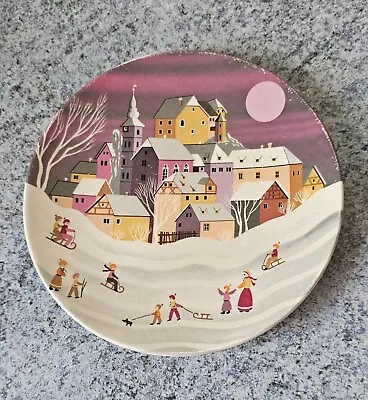 Buy Poole Pottery Decorative Small Plate: 428 Winter II • 9.99£
