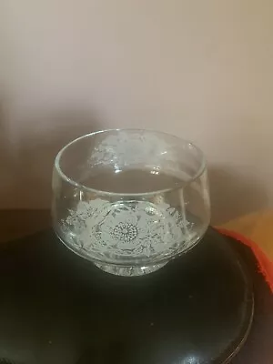 Buy Thos Webb Crystal Glass Dish Bowl. Vgc • 4.99£