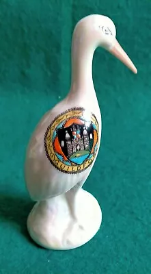 Buy A Vintage Carlton China Crested Ware 'guilford' 4  Tall Iridescent Wading Bird • 4.99£