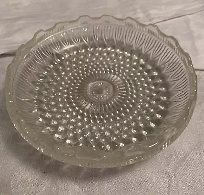 Buy Vintage Cut Glass Serving Bowl • 15£