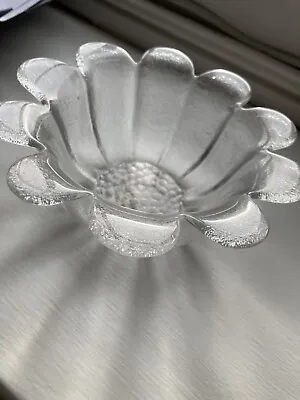 Buy Dartington Crystal Glass Set Of 6 Daisy Bowls Vintage Frank Thrower Design • 20£