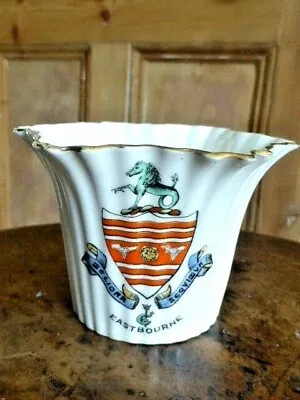 Buy Superb Antique Shelley Crest Ware Porcelain Bowl With Eastbourne Crest • 7£