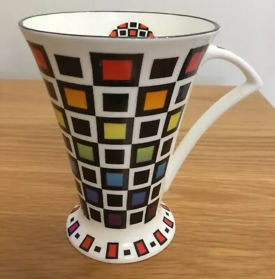Buy  Fine Bone China Coffee Mug - Staffordshire Tableware - Kaleidoscope - Art Deco • 3.99£