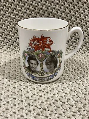 Buy Prince Charles and Lady Diana Spencer Wedding Mug 1981 • 8£