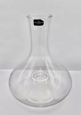 Buy Vintage Dartington Crystal Water Carafe Decanter Clear Glass Table Ware Drinks • 11£