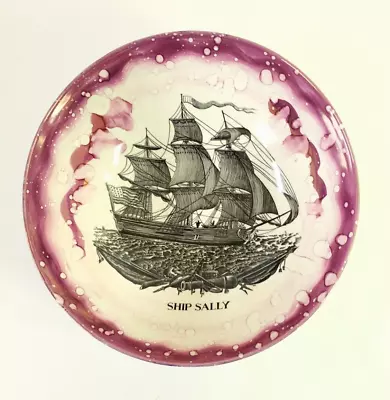 Buy Sunderland Lustre Bowl, Ship Sally VGC • 69£