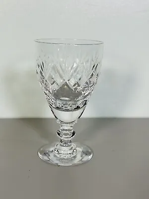 Buy 1 Royal Doulton Crystal Glass Large Claret Red Wine Georgian Cut 4.8  / 12cm • 12.95£