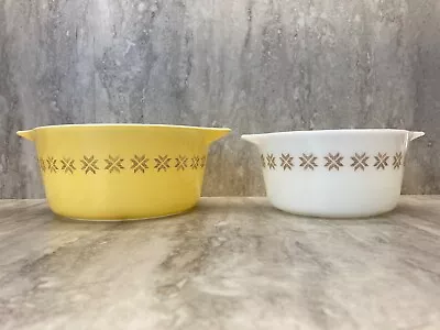 Buy Pyrex Bowls 2 Town And Country 7  And 6  With Handles • 18.99£
