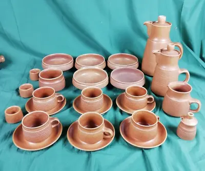 Buy Denby Langley Canterbury Pottery Part Set Coffee Pots, Tea Cups And More Z202s4 • 30£