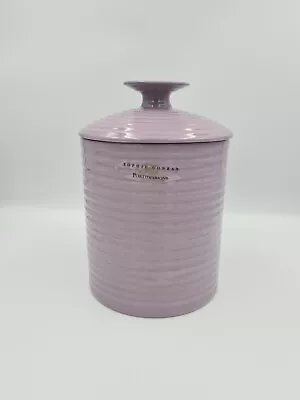 Buy Sophie Conran For Portmeirion  Ripple Storage Jar Size Medium Mulberry Porcelain • 15£