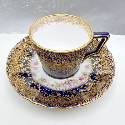 Buy Vintage Theodore Haviland Limoges Damitasse Tea Cup And Saucer • 43.16£