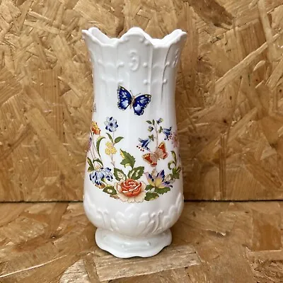 Buy Aynsley China Cottage Garden Victorian Embossed Vase 15.5cm • 4.99£
