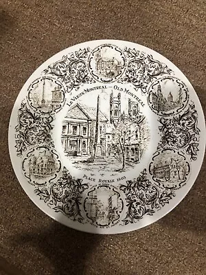 Buy Vintage ‘Le Vieux Montreal’ Ironstone Plate By Wood & Sons 25.5cm • 11.95£