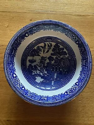 Buy Vintage Bowl In Blue And White, Pattern 'Old Willow' VGC • 9.99£