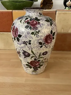 Buy Antique James Kent Fenton Servia Shape Early Chintz Vase 8 1/2  Tall • 29.99£