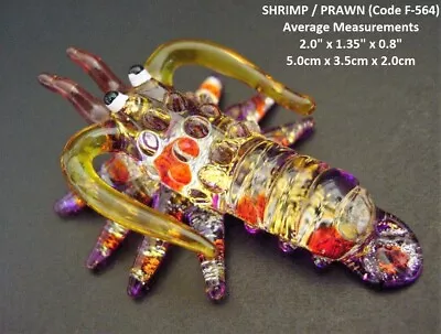 Buy BEAUTIFUL Glass CRAB HERMIT CRAB LOBSTER NATURAL SHELL Glass Figure Glass Animal • 5.99£