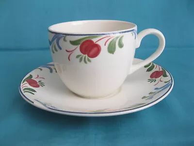 Buy Poole Cranborne Tea Cup And Saucer Poole Pottery VTG • 10£