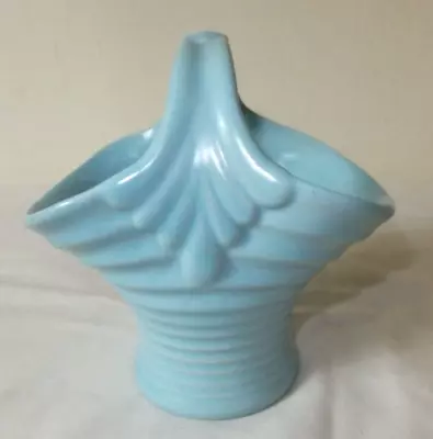 Buy Vintage Govancroft Posy Bowl Basket Blue Ceramic 5  X 5  • 6£