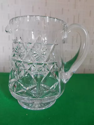Buy Beautiful Vintage Crystal Cut Glass Water Jug.  Beautiful Shape And Pattern. • 17.45£